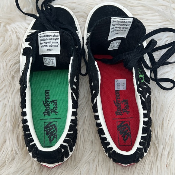 VANS X Anderson Paak Malibu SID DX Low Shoes W 9.5, M 8. Black White skate - Picture 3 of 7